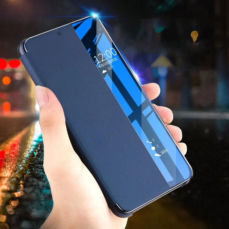 Чехол для HUAWEI P20 Pro оригинальный Официальный чехол Smart View с зеркальным покрытием и