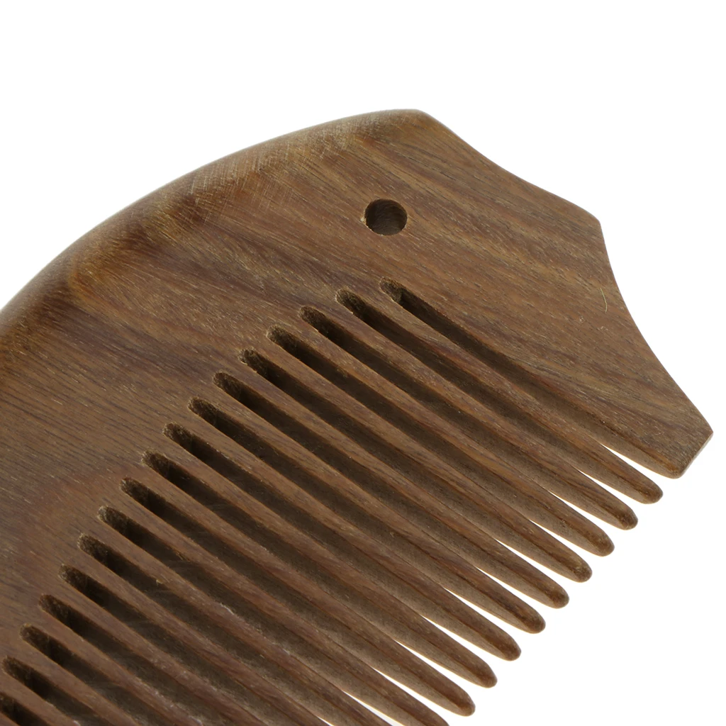 Anti-static Sandalwood Hair Comb Pocket Handmade Head Massage Wood Hairbrush