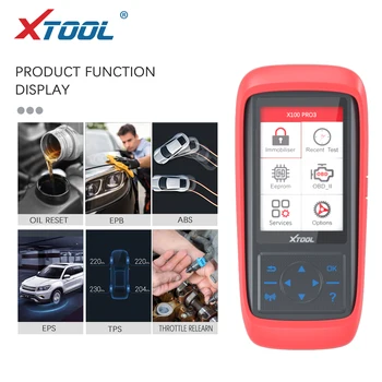 XTOOL X100 Pro3 Professional Key Programmer Free Update OBD2 Car Code Reader Diagnosis scanner more Special functions then pro2 4