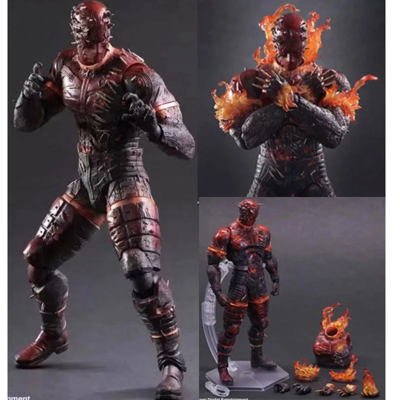 Фигурки персонажей Play Arts фигурки Fireman металлическая Экипировка Sollpy фигурка змеи