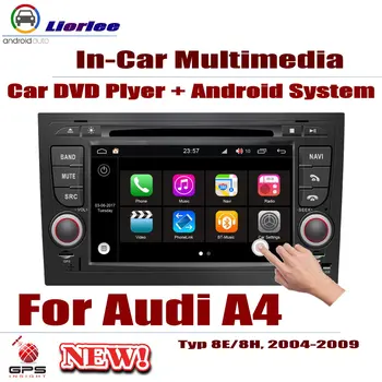 

Car DVD Player For Audi A4 2002~2008 GPS Navi Navigation Android 8 Core A53 Processor IPS LCD Screen Radio BT SD USB AUX WIFI