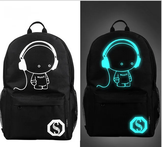 2020 ночник модные повседневные мужские mochila аниме светящиеся подростковые