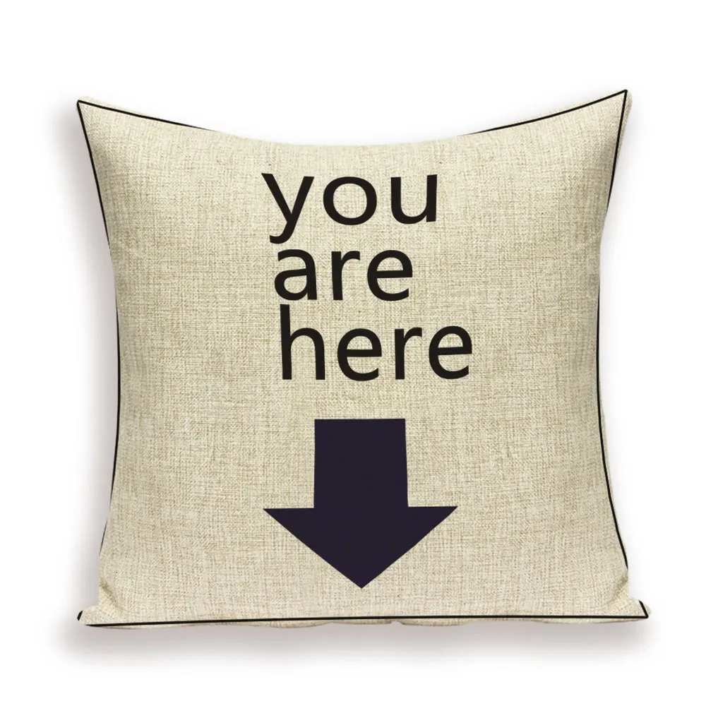 Подушка высокого качества скандинавский Arrowlovewhite Pilow стул 18 Хлопок Лен для продвижения, украшения дома желтый Подушка под поясницу крышка