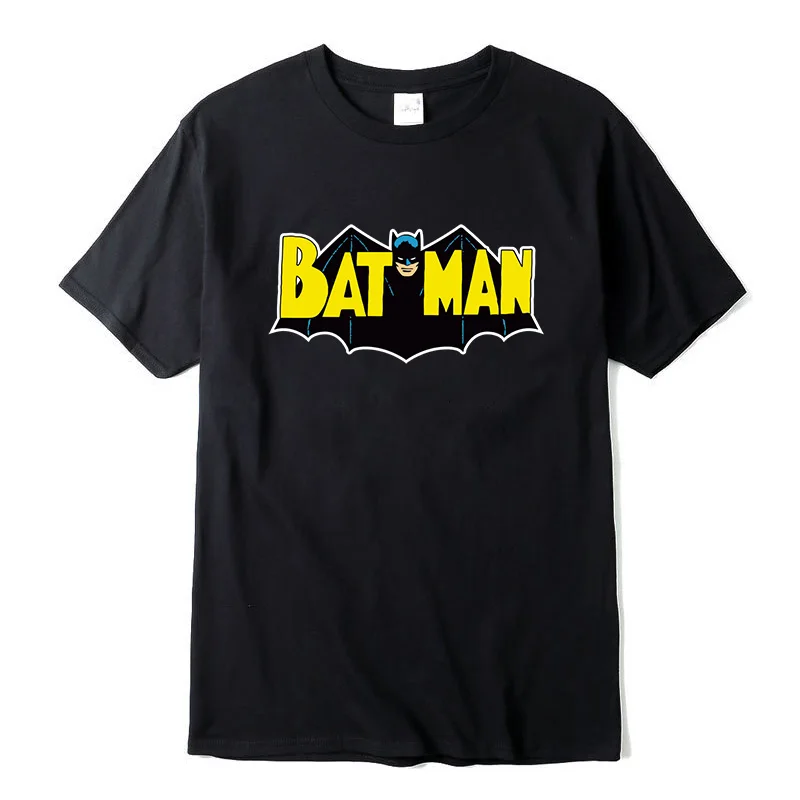 Men's Popular Fitness Cool Clothing Batman T-Shirt Short-Sleeve Men T Shirt Hip Hop T-Shirt Men Tops Tee T Shirts New
