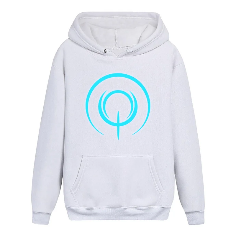 Hot Game Fate Stay Night Long Sleeves Noctilucent Hoodies Casual Sweats White Coat Pullover Hooded Tops - Цвет: 07