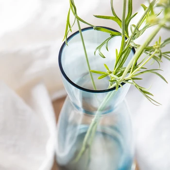 

Glass Branch Flower Flower Arrangement Vase European Vase Decoration Flower Home Creative Decoration Living Room Modern Simple