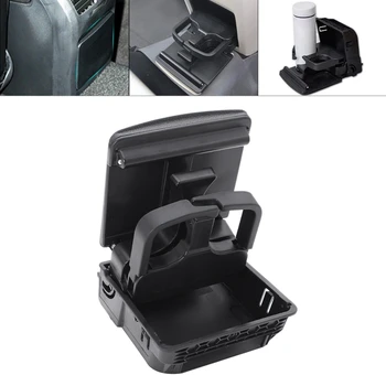 

Car Central Console Armrest Rear Cup Drink Holder Rear Vent Cup Holder for Volkswagen Jetta MK5 5 Golf MK6 6 MKVI 1K0862532C