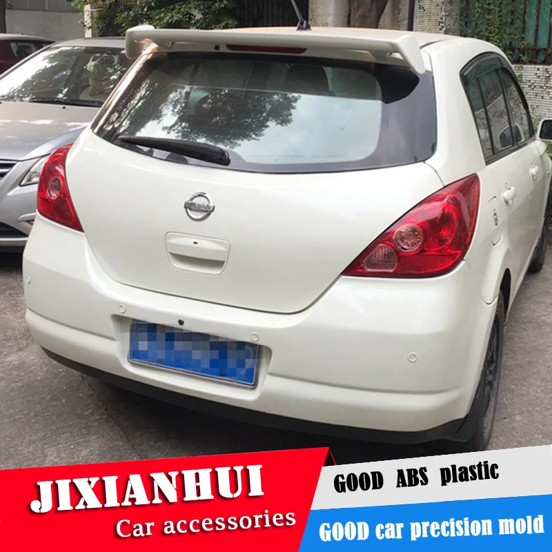 Спойлер для Versa 2006-2010 Nissan Tiida спойлер WXK из АБС-пластика цвет заднего крыла