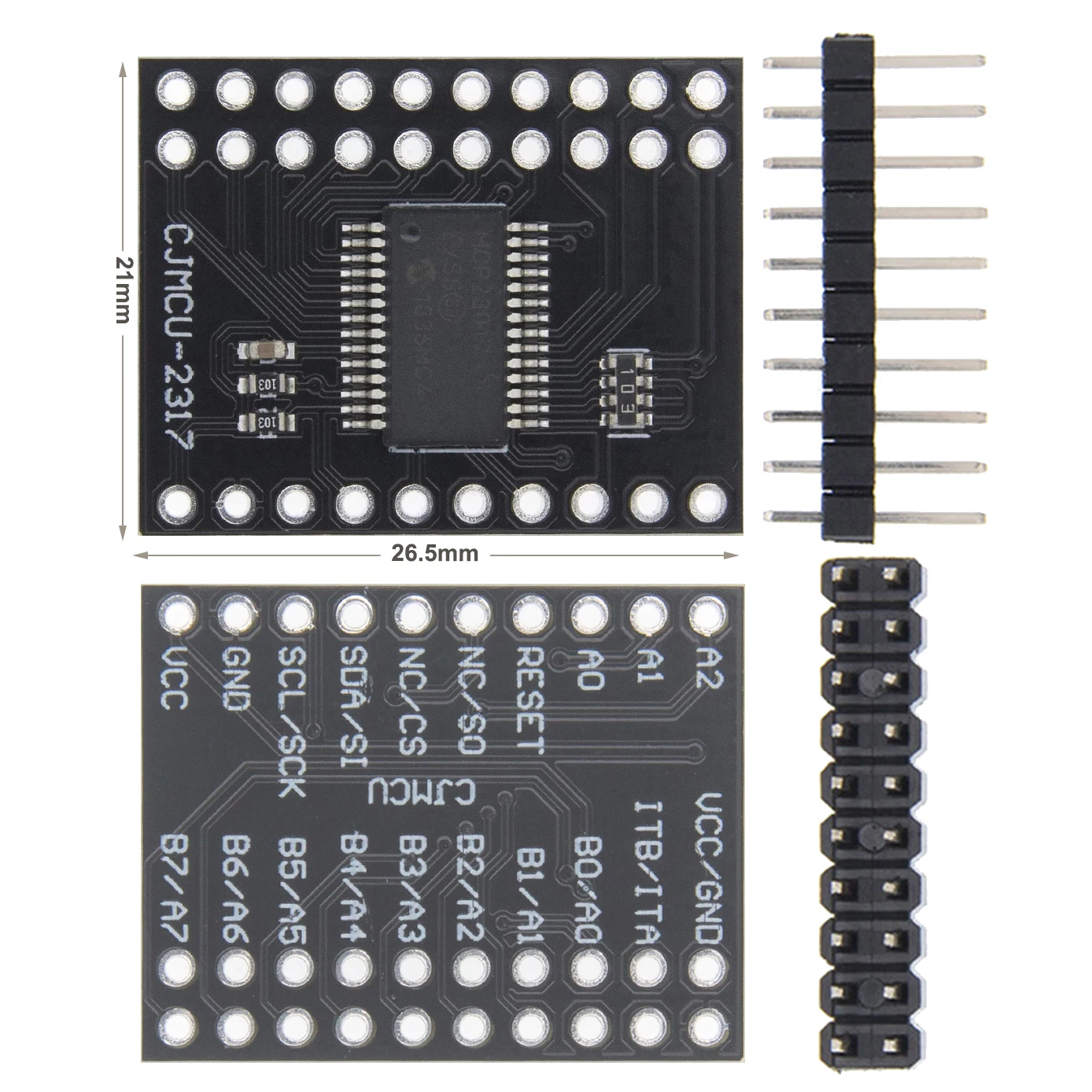 MCP23017 модуль последовательного интерфейса IIC I2C SPI MCP23S17 двунаправленный 16 битный расширитель контактов