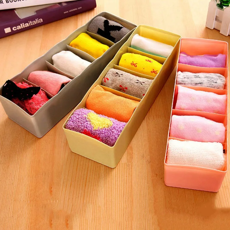 Горячая коробка для хранения пылезащитный шкаф органайзеры нижнее белье