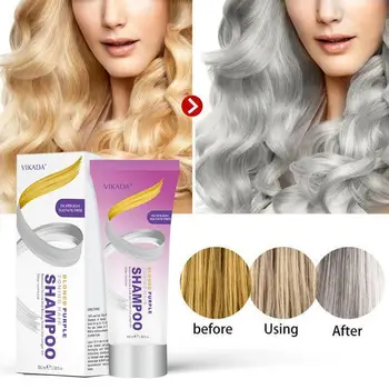 

100ml Nature Permanent Super Hair Dye Cream Yellow And Brassy Tones To Silver Blonde Bleached Gray Hair Dye Effective Shampoo