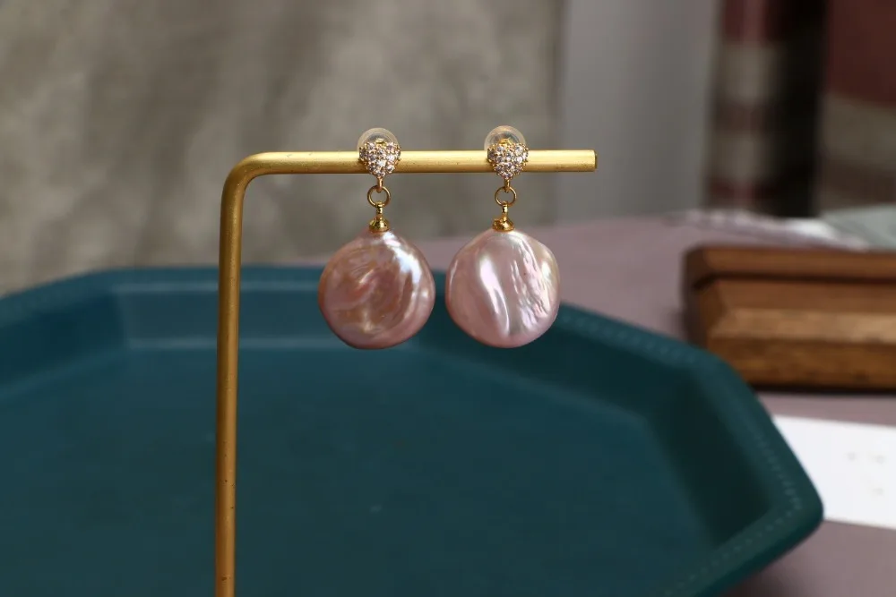 14k gold pearl earring (7)