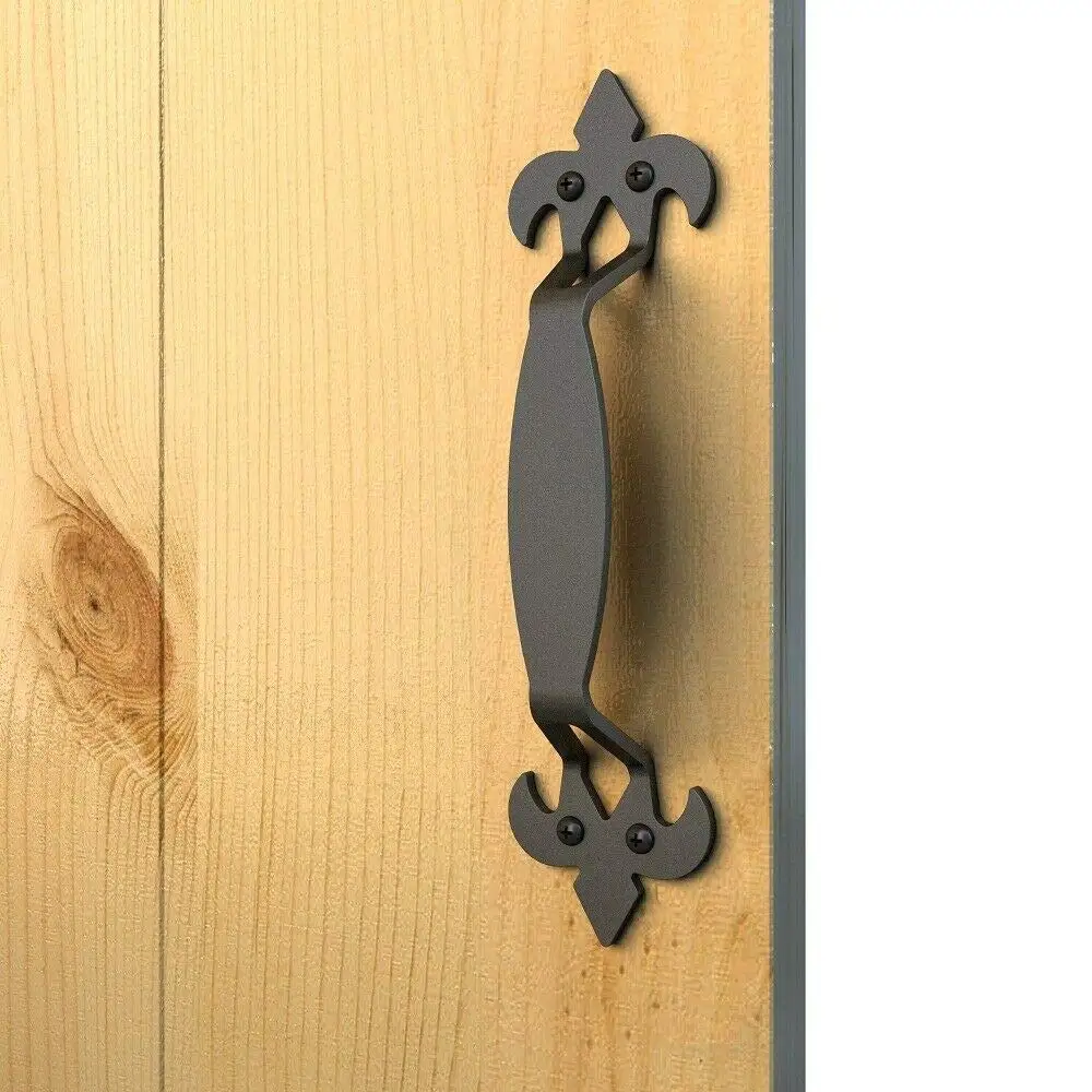 

Matte Black Side Mount Pull Handle for Wood Door Nordic Style Set of 2
