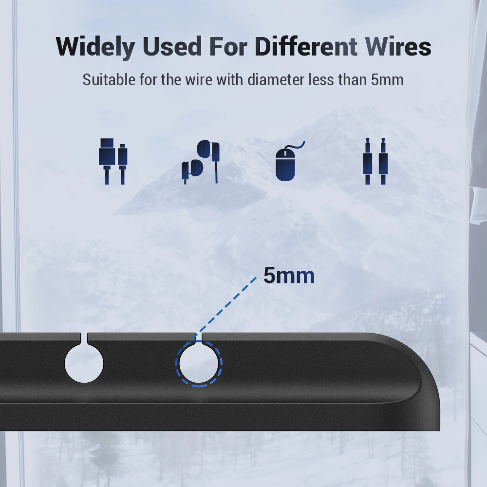 Силиконовый usb-кабель намотки настольного кабеля удобный аккуратный управление универсальные прищепки держатель для кабеля для мыши провода для наушников