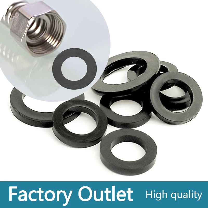 Prasacco 25 Pieces Shower Hose Washers, Rubber Hose Washer Tap Sealing Rings Shower Head Washers Rubber Washers Seals,1/2 Inch Hose Washer Seal For Shower Head And Hose Connecting - View #10