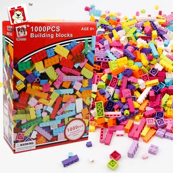 

1000pcs Block Building Blocks Toys Children's Puzzle Assembled Scene DIY Children's Toys for Gift
