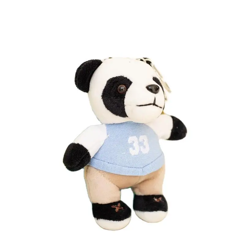 

13cm Creative Plush Toy Panda Keychain Small Plush Toy Gorilla Hamster Pendant Doll Children's Doll Bag Ornament
