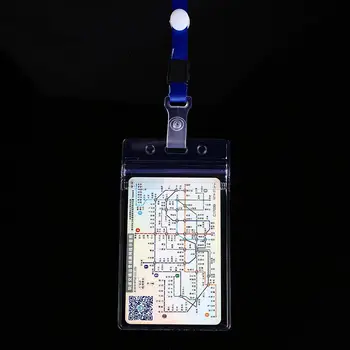 

ID Card Cover Premium Portable Waterproof PVC Labels Badge Holder ID Card Holder Neck Install Transparent Wear-Resistant