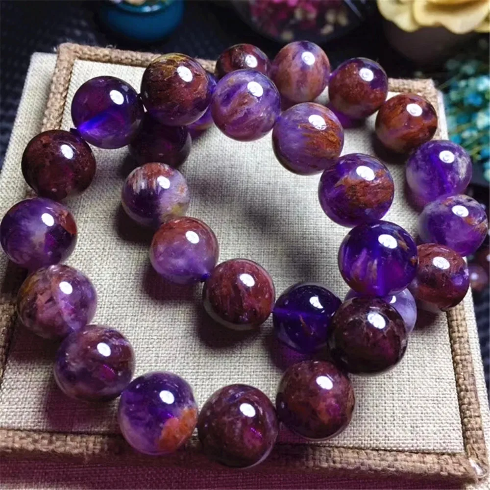 Purple Phantom Quartz (Auralite-23) Diamond Cut Faceted Round 6mm - Lima  Beads