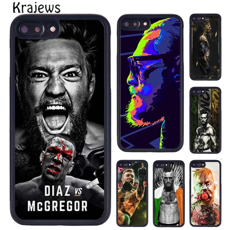 Чехол krajew Conor McGregor для iPhone X XR XS 11 12 13 Pro MAX 5 6 7 8 Plus Samsung S5 S6 S8 S9 S10 | Мобильные телефоны и