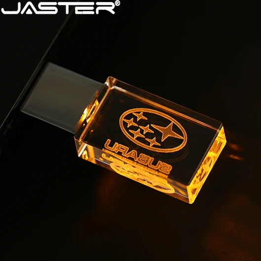 JASTER sabaru crystal + металлический флеш накопитель USB pendrive 4 ГБ 8 16 32 64 128 Гб Внешняя карта