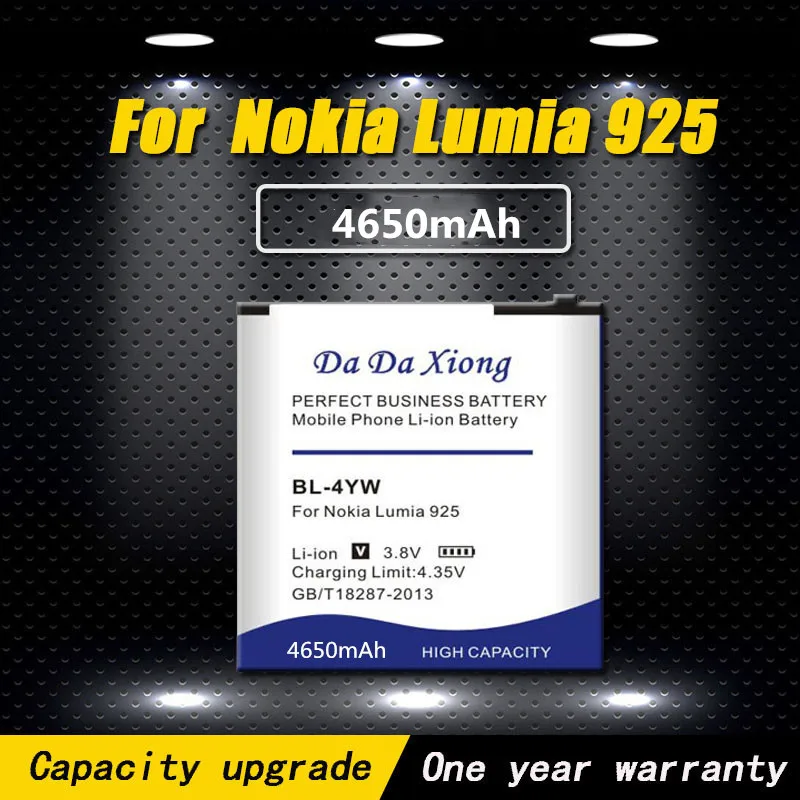 4650Mah Nuovo Modello Di Oggetto [Bl-4Yw] Batteria Del Telefono Agli Ioni Di Litio Per Nokia Lumia 925T 925
