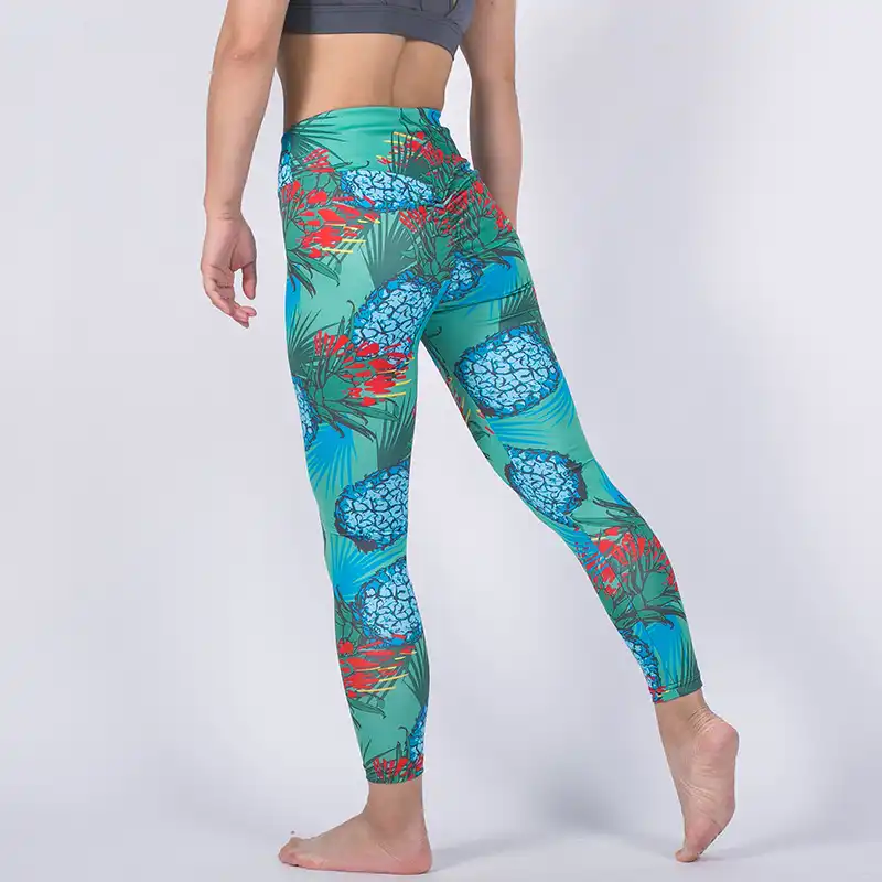 pineapple workout pants