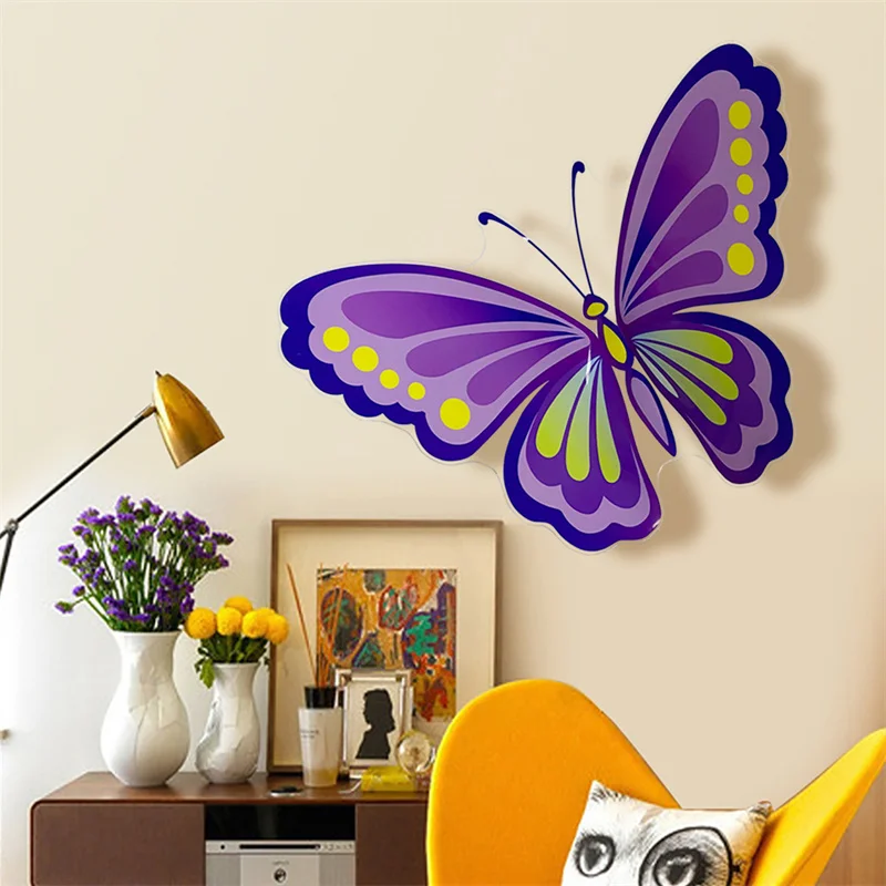 Wall Stickers 3d Butterfly Large 3d Butterfly Wall Decor Large 3d