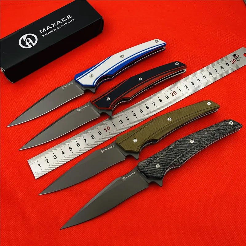 Оригинальный складной нож Maxace Ranger ручка из микрокарты G10 стальной маленький xw42