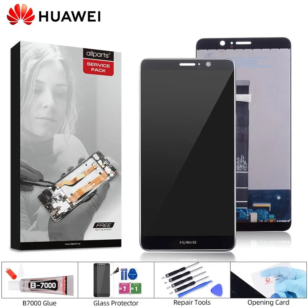 Najtaniej Oryginalny LCD dla HUAWEI Mate 9 wyświetlacz montaż digitizera ekranu dotykowego dla Huawei Mate 9 LCD z ramką MHA L09 L29 wymiana