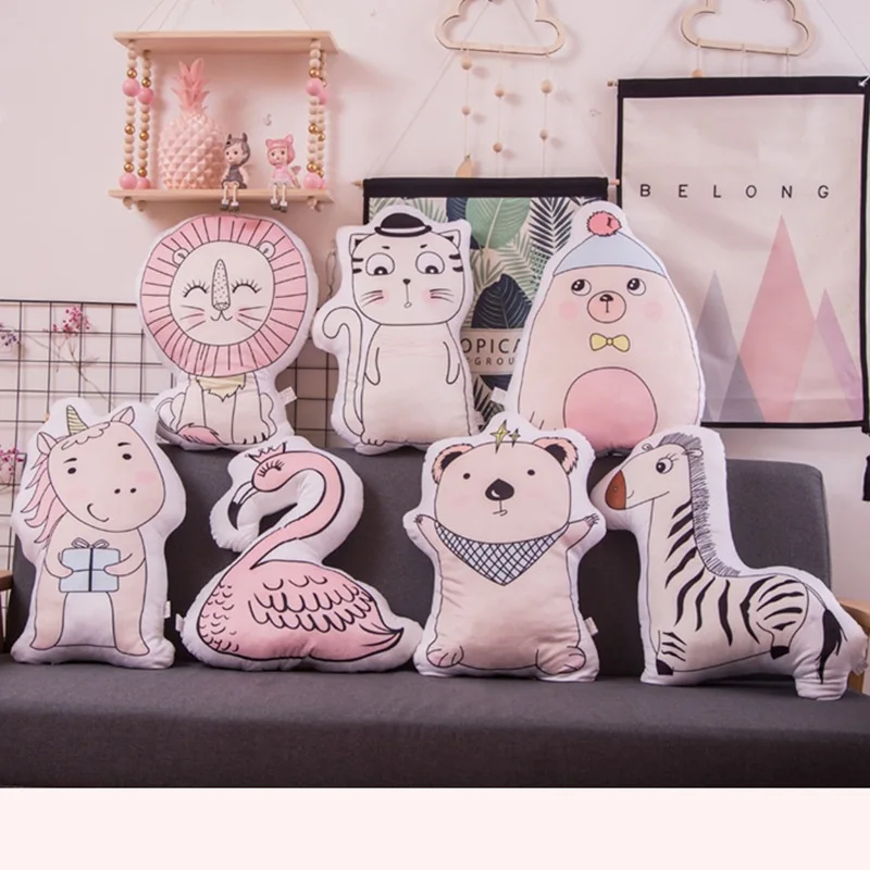 

INS Northern European-Style Creative Network Red Cute Unicorn Pillow-Hold Pajama Doll GIRL'S Heart Gift