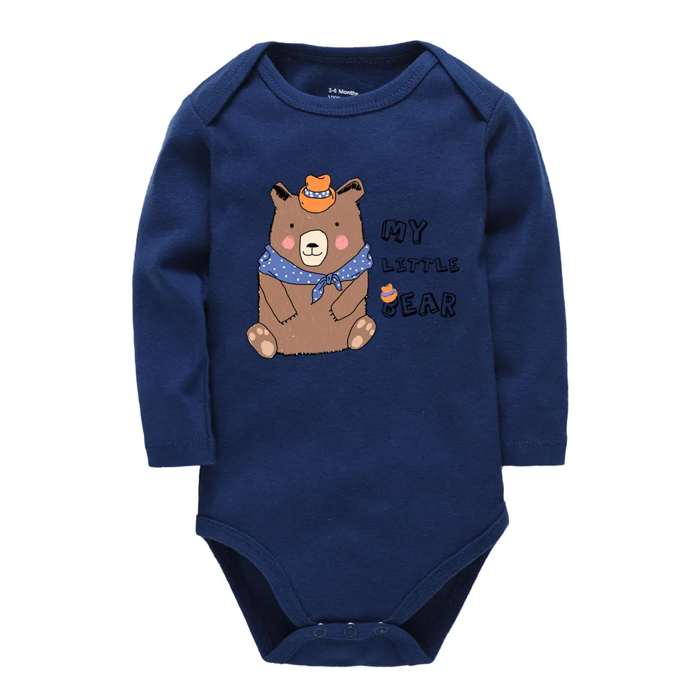 

Customized Onesie Baby Bodysuit Unisex Personalized Cotton Clothes Print Pattern Infant Body bebe Overall Infant 0-24M Jumpsuit