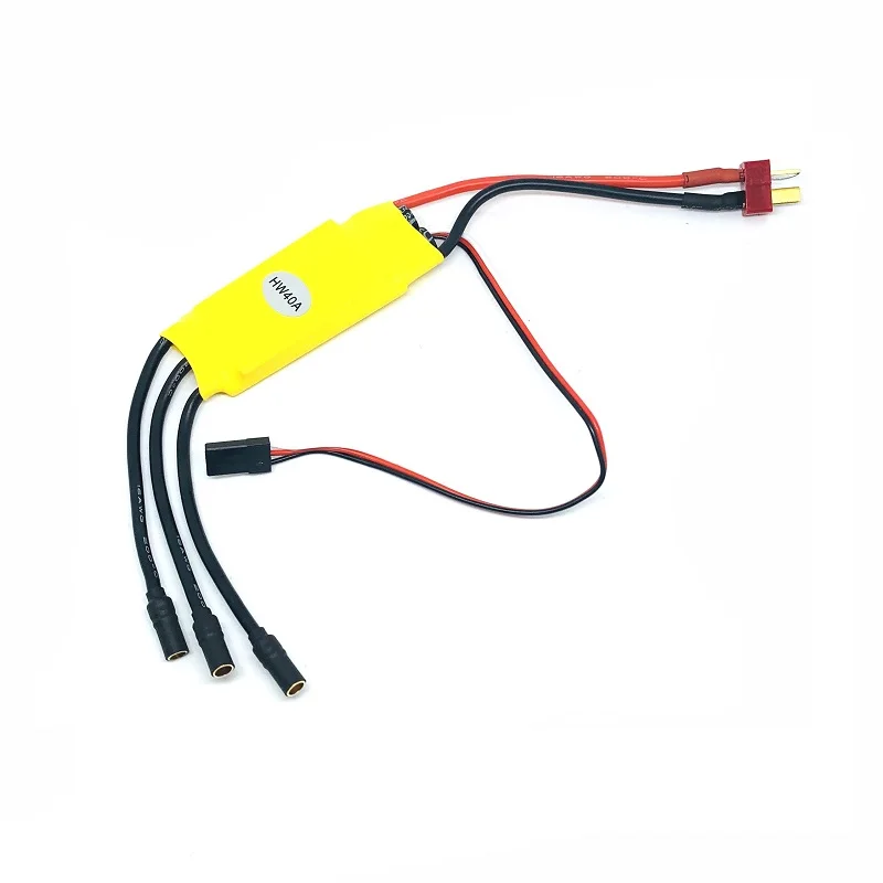 1 шт. RC BEC 20A 30A 40A ESC бесщеточный контроллер скорости двигателя подходит для многоточечных дронов с фиксированным крылом