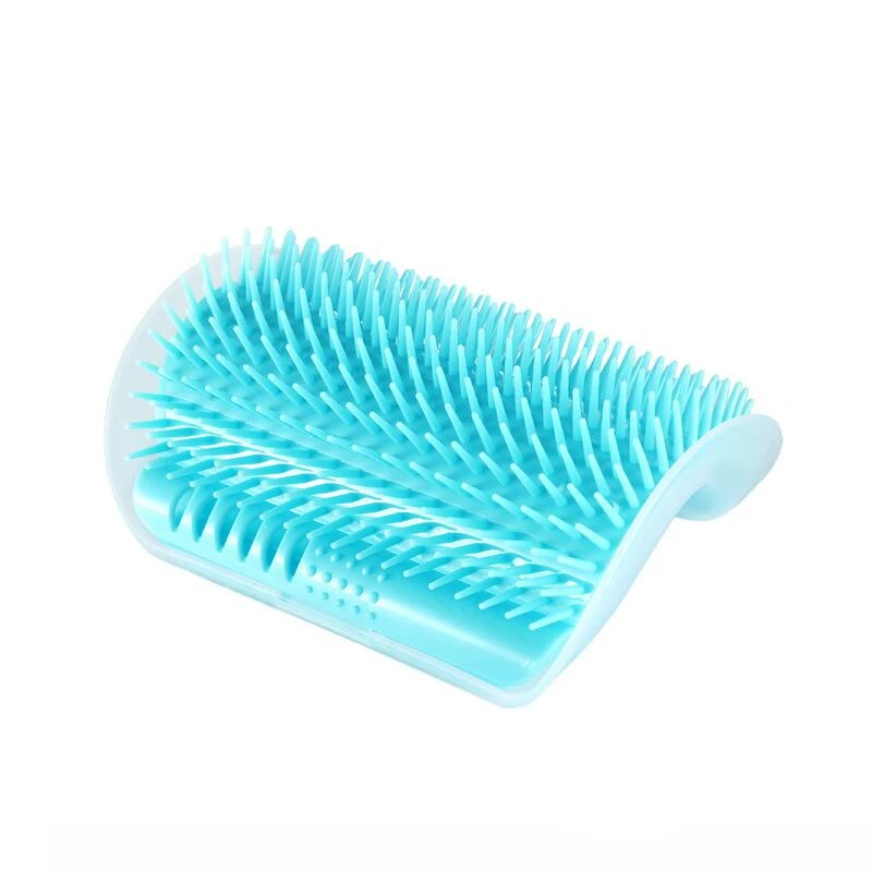 homemade cat toys Cats Massage Brush Wall Corner Self Groomer Comb Brush with Catnip Cat Rubs the Face With A Tickling Comb Pet Product best dog toys Toys