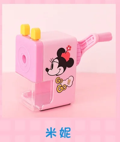 03 Minnie Точилка для карандашей, точильный круг для школы, электрическая компания, карандаш, механические милые вещи, электрический шлифовальный круг - Цвет: 03 Minnie
