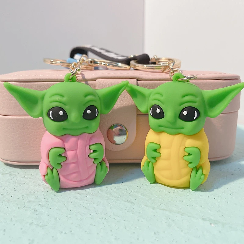 Star Wars Baby Yoda Cartoon Cute Key Chain Trend Car Key Chain Wild Bag Pendant Creative Keychain Gift Dolls Accessories Aliexpress