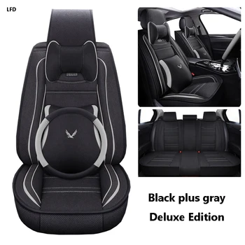 

Full Coverage flax fiber car seat cover auto seats covers for Mercedes benz aclass cla c slc slk cls e cl class car accessories