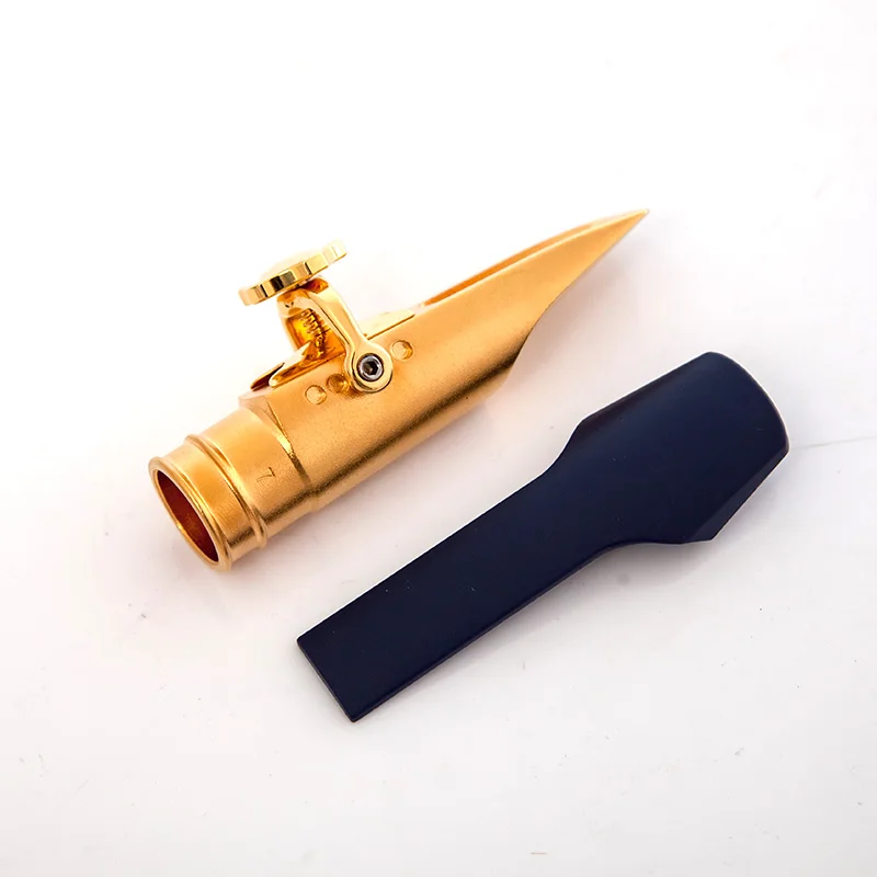 Il belin Tenor Soprano Alto Saxophone Metal Mouthpiece Gold Lacquer Sax Mouth Pieces | Спорт и развлечения