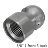 1/8 1/4 3/8 1/2 Female Thread High Pressure Washer Drain Cleaning Nozzle Sewer Cleaning Nozzle Sewer Cleaning Jetter Nozzle 4