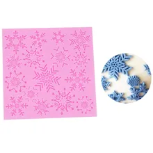 Силиконовая форма "Снежинка" форма для фондана торт декоративное устройство для шоколада формочка, инструмент для выпечки торта декоративные инструменты для выпечки