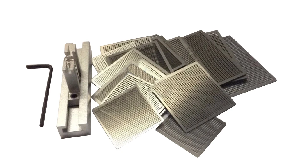 Трафареты BGA Универсальные с прямым нагревом, набор для пайки и ...