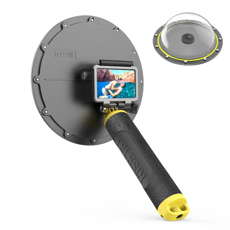 TELESIN 6 ''купол порт водонепроницаемый корпус для дайвинга чехол DJI Osmo Экшн