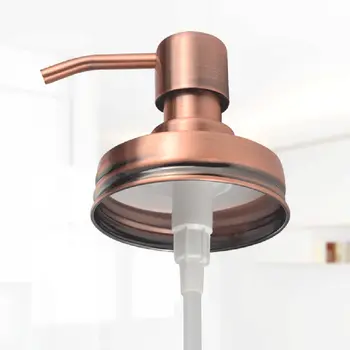 

1pcs Soap Dispenser Lids Stainless Steel Shampoo Lotion Dispenser Pump Replacement Bathroom Home Accessories