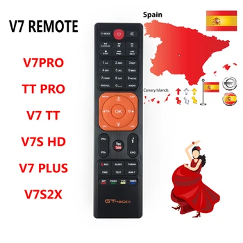 

HD Satellite TV Receiver Remote Control for Gtmedia V7S HD V8 nova and freesat V8 Super V8 nova V9 Super For GTC GTS G1 G2 G5