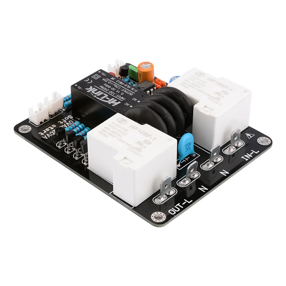 Placa de Iniciante Placa de Alta Potência para Controle de Temperatura Placa de Partida Atrasada para Amplificador Aiyima Dupla Faça Você Mesmo ac 105-235v 2000w 30a - Image 5