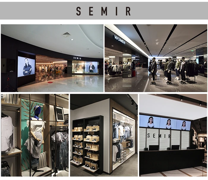 Semir 2020 outono nova blusa feminina com
