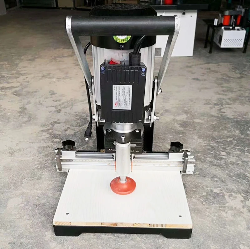 

750w 3 in 1 Woodworking hinge drill portable cutting machine CNC multi-function semi-automatic drilling machine lathe DIY tool