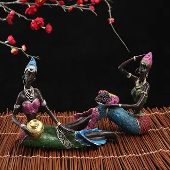 

National African Women office decorations ornaments resin craft ornaments bar