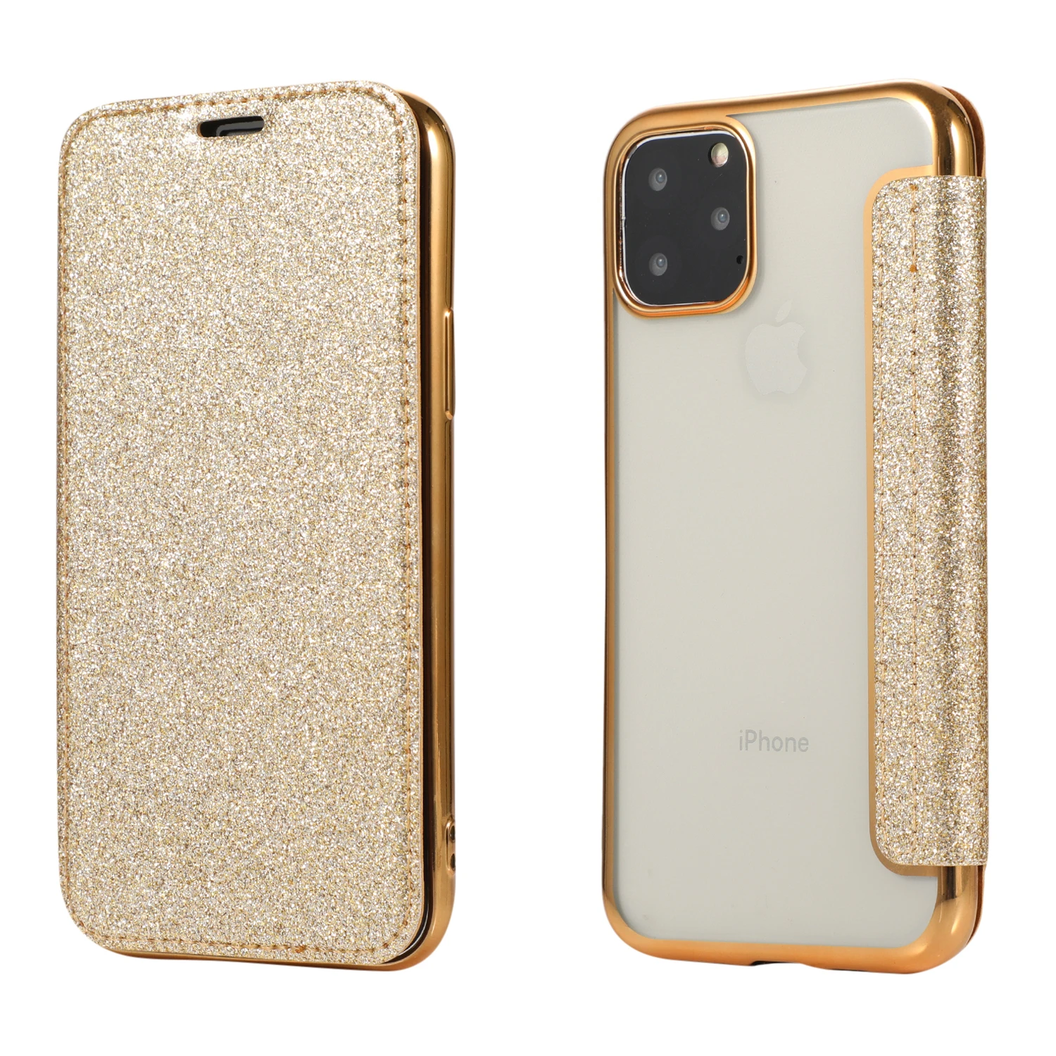 Чехол для iPhone 6, 6s, 7, 8 Plus, 11 Pro Max, блестящий кожаный флип-чехол, тонкий Чехол-кошелек с подставкой для iPhone XS MAX, XR, 5S, SE, Capa