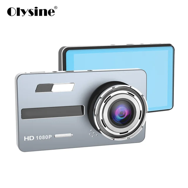 $US $39.98  Olysine New 4.5 inch IPS Screen Dash Camera Full HD 1080P Car DVR Dash Cam Dual Lens Drive Recorder